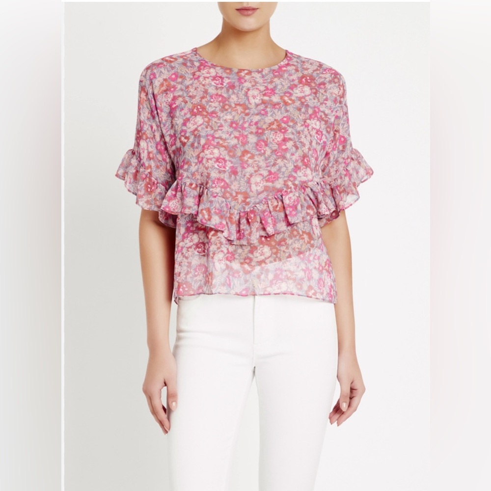 MISA Los Angeles Digna Top In Pink Size XS